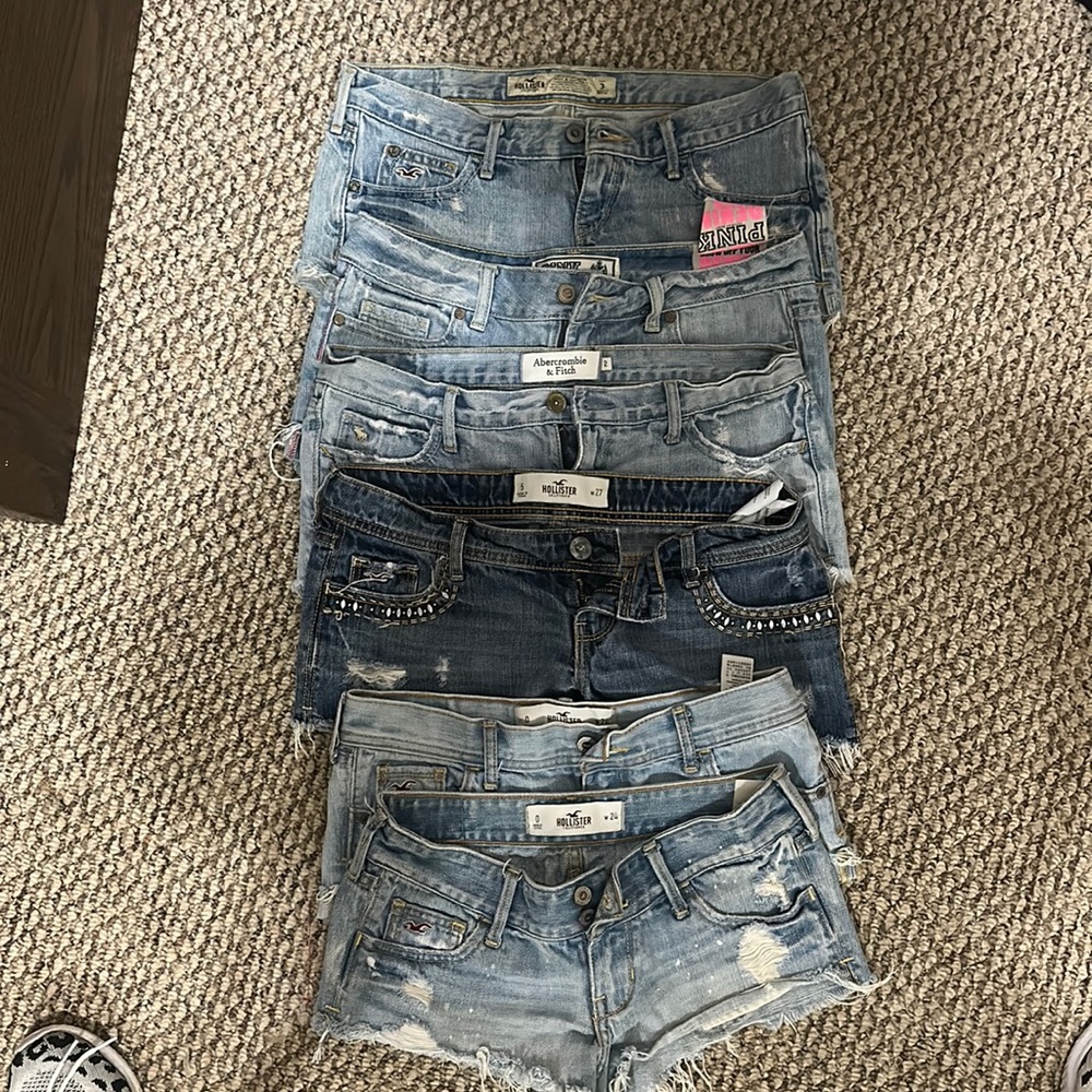Pink, Abercrombie, American Eagle and Hollister Shorts!